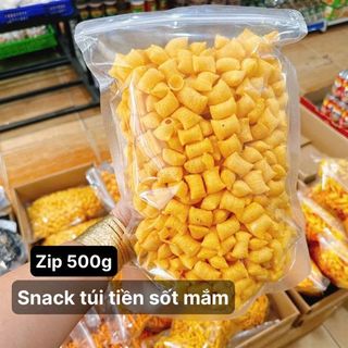 Snack Túi Tiền Sốt Mắm (Thùng 100 Gói x 500gr)