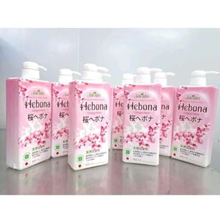sữa tắm hebona chai 800ml, giúp làm trắng da loại bỏ tế bào chết.
