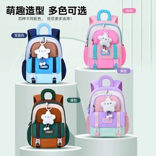 BALO MẪU GIÁO CAO CẤP SESAME BABY, NHẸ NHÀNG, BỀN ĐẸP, ĐỦ MÀU KÈM MÓC KHÓA BÔNG WH804