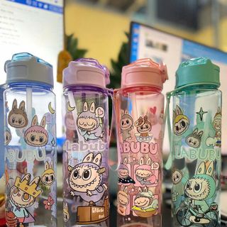 Bình Nước Nhựa In Hình Dễ Thương