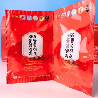 (SỈ GIÁ TỐT)Nước Hồng Sâm Linh Chi Đông Trùng 365 Hàn Quốc (70ml x 20gói)