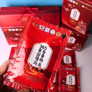 (SỈ GIÁ TỐT)Nước Hồng Sâm Linh Chi Đông Trùng 365 Hàn Quốc (70ml x 20gói)