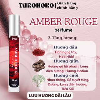Nước hoa Amber Rouge phù hợp Nam Nữ lưu hương dài lâu - phù hợp cho hẹn hò, học tập, đi làm