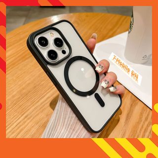 Ốp lưng iphone trong suốt chống sốc - Hỗ trợ sạc không dây cho Iphone