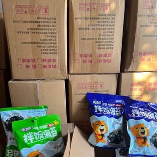 Rong biển trộn  cơm  hình con gấu (thùng 16 gói x 128g)