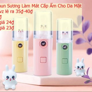 MÁY XÔNG MẶT PHUN SƯƠNG NANO MINI, 4 MÀU