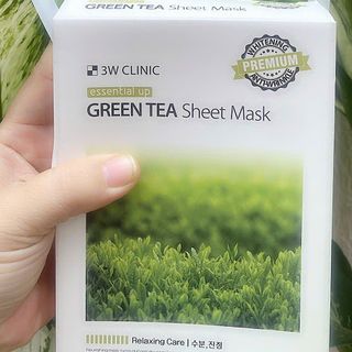 COM BO 10 MIẾNG MẶT NẠ TRÀ XANH 3WCLINIC GREENTEA SHEETMASK