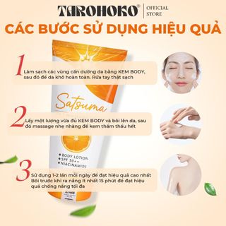 Kem dưỡng da body Satsuma 100g - Dưỡng ẩm, trắng da - Le Anna & Nana