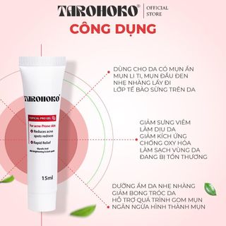 Combo 2 chấm mụn Topical Pro Gel Tarohoko 15ml chăm sóc da