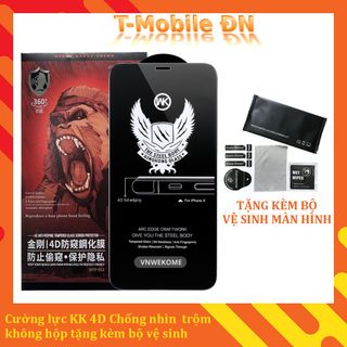 Cường lực KK 4D chống nhìn trộm cho iPhone 16 Pro Max 15 14 pro max 13 pro max 12 pro max 11 pro max xs max x xr