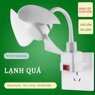 Quạt điện treo tường cho nhà bếp phòng tắm nhà vệ sinh trong nhà không cần khoan quạt xoay nhỏ đèn led