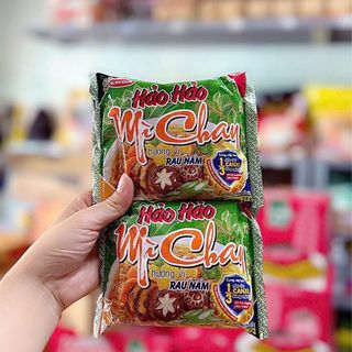 Thùng 30 gói mì chay Hảo Hảo vị rau nấm