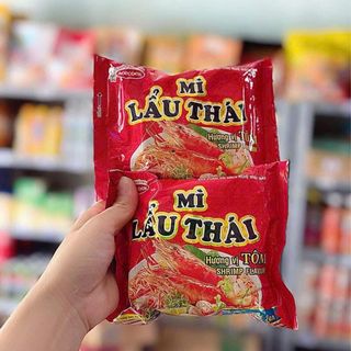 Thùng 30 gói mì Lẩu Thái hương vị tôm gói 81g