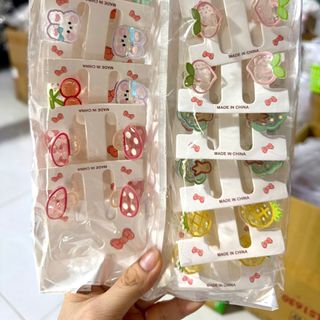 VĨ 2 KẸP TÓC MINI MIKA HOẠT HÌNH