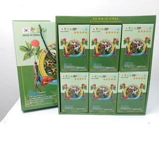 (SỈ GIÁ TỐT)Nước Mát Gan Hắc Sâm Gold Nonghyup SMS BIO PHARM (80mlx 30 gói)