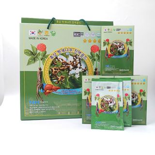 (SỈ GIÁ TỐT)Nước Mát Gan Hắc Sâm Gold Nonghyup SMS BIO PHARM (80mlx 30 gói)