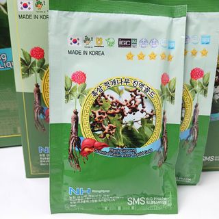 (SỈ GIÁ TỐT)Nước Mát Gan Hắc Sâm Gold Nonghyup SMS BIO PHARM (80mlx 30 gói)