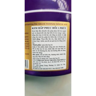 Kem ủ tóc phục hồi 1 phút Lacei 300ml tím