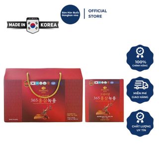 Nước Hồng Sâm Linh Chi Nhung Hươu 365 Hankwanjang Hàn Quốc (70ml x 20 gói)