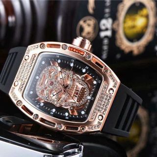 Đồng hồ nam mới viền đá rmsv