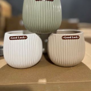 Chậu gốm Good Luck