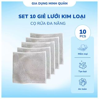 Miếng Giẻ Kim Loại Cọ Rửa Đa Năng Nhà Bếp - Giẻ Rửa Chén Bát Giá Tốt 2025