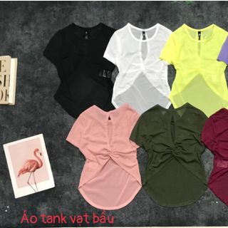 Áo tank vạt bầu - form ôm Chất liệu: lưới mịn Size: M L Ri: 22