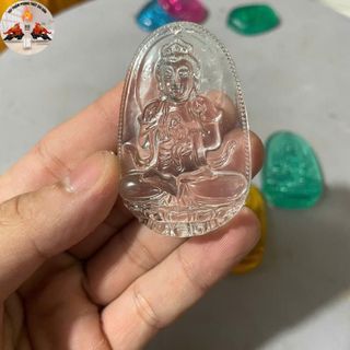 Mặt Dây Chuyền Tượng Phật Quan Âm - Chất Liệu Composit