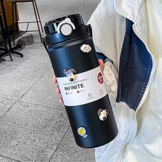 Bình giữ nhiệt 1000ml có quai xách kèm sticker