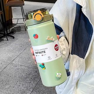 Bình giữ nhiệt 1000ml có quai xách kèm sticker