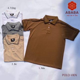 Áo Polo Nam Viền Kẻ Trẻ Trung Lịch Lãm chất thun cá sấu 4 chiều ABABA Menswear Giá sỉ Giá Buôn -polo-vkn