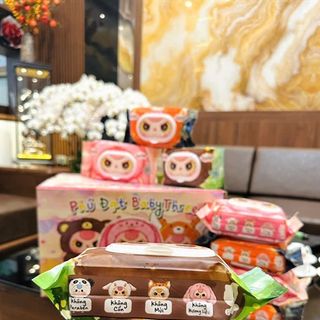 Thùng 32 gói khăn ướt baby three