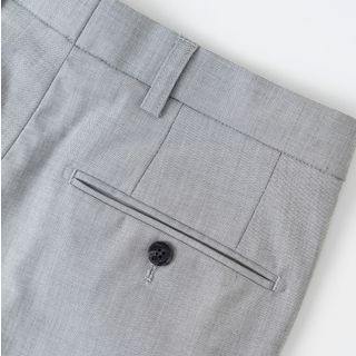 Quần âu chất liệu vải viscose thoáng mát, độ rũ đẹp, dáng mềm mại - màu xám ghi - hàng VNXK sang EU