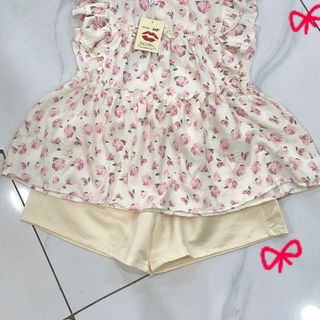 Set tơ hoa hồng quần đùi 100k Mẫu này Sỉ ri 10bộ đủ màu Phom chất siêu đẹp