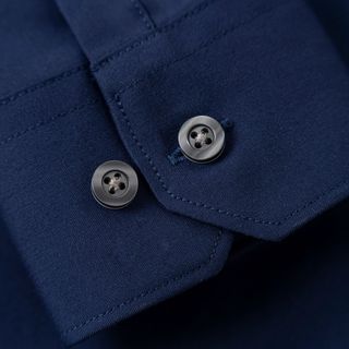 Áo sơ mi nam cổ button down chất liệu coolmax thoáng khí, giữ form tốt - Màu Xanh Navy - hàng VNXK sang EU - đủ size từ XS - XL