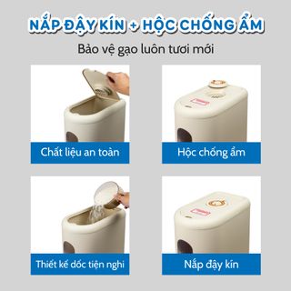 THÙNG ĐỰNG GẠO THÔNG MINH TG0110-WH