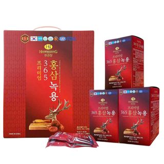 (SỈ GIÁ TỐT)Nước Hồng Sâm Linh Chi Nhung Hươu Hankwanjang (70ml x 60 gói)