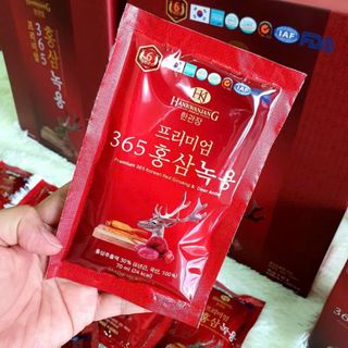 (SỈ GIÁ TỐT)Nước Hồng Sâm Linh Chi Nhung Hươu Hankwanjang (70ml x 60 gói)