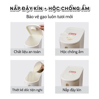 THÙNG ĐỰNG GẠO THÔNG MINH TG0310-WH