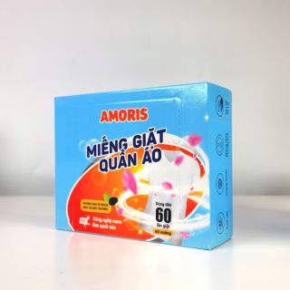 Miếng giặt (60 tờ/hộp) Amoris - HHAMI02