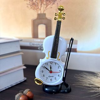 Đồng Hồ Thiết Kế Dáng Cây Đàn Violon V01 Độc Đáo Siêu Đẹp Mắt Decor