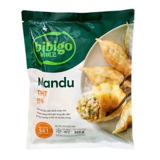 Bánh mandu nhân thịt & thịt và bắp Bibigo gói 350g