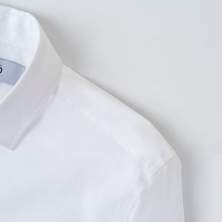 Áo sơ mi nam cổ đức chất liệu coolmax thoáng khí, giữ form tốt - Màu trắng -hàng VNXK sang EU - đủ size từ XS - XL