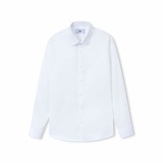 Áo sơ mi nam cổ đức chất liệu coolmax thoáng khí, giữ form tốt - Màu trắng -hàng VNXK sang EU - đủ size từ XS - XL