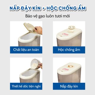 THÙNG ĐỰNG GẠO THÔNG MINH TG0110-TRANS