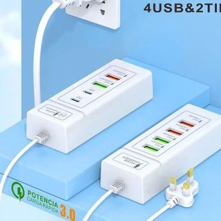 Ổ Cắm 4 Cổng Sạc Đa Năng 66W