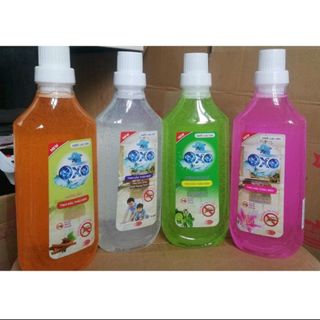 Nước lau sàn đặc trị muỗi tinh dầu thảo mộc OXO. Dung tích 1 lít