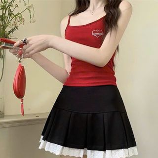 Váy phối ren