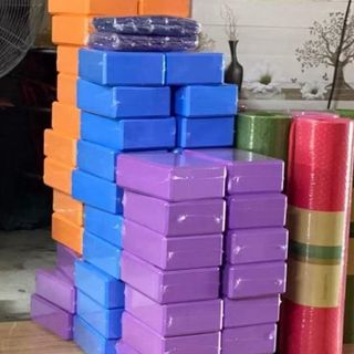 Gạch tập yoga, block tập yoga nặng 220gr, chất liệu NDA siêu cứng chịu lực tốt, bảo hành 01 năm free ship