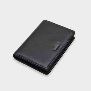 Ví Card Da Bò Nappa Logo Hợp Kim Nhỏ Gọn Cá Tính FC04